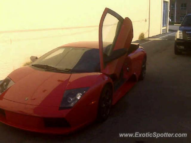 Lamborghini Murcielago spotted in Miami Beach, Florida