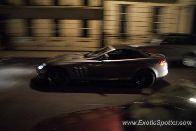 Mercedes SLR spotted in London, United Kingdom