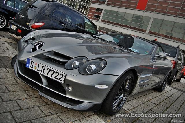 Mercedes SLR spotted in Frankfurt, Germany