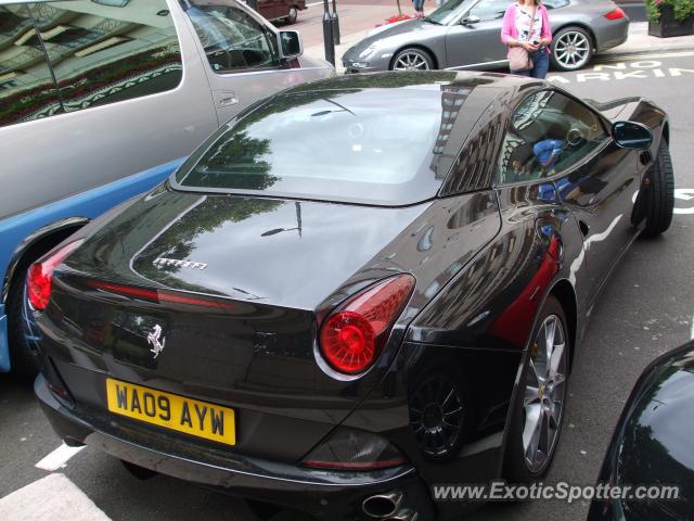 Ferrari California spotted in London, United Kingdom