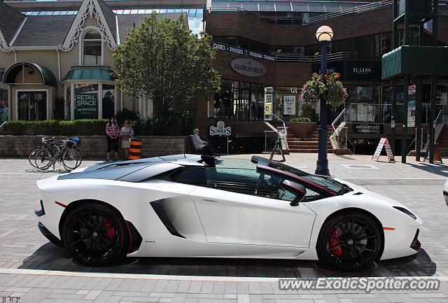 Lamborghini Aventador spotted in Toronto, Canada