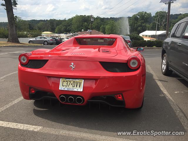 Ferrari 458 Italia spotted in West orange, New Jersey