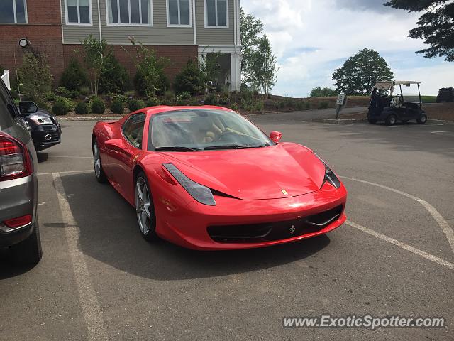 Ferrari 458 Italia spotted in West orange, New Jersey