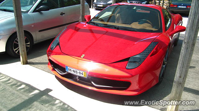 Ferrari 458 Italia spotted in Quinta do lago, Portugal