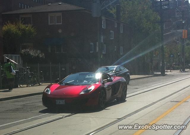 Mclaren MP4-12C spotted in Toronto, Ont, Canada