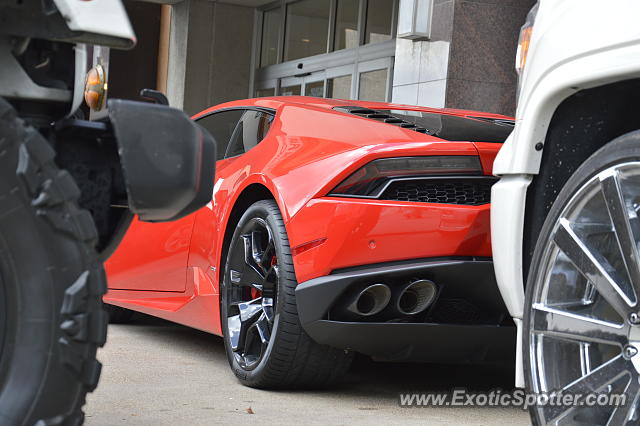 Lamborghini Huracan spotted in Houston, Texas