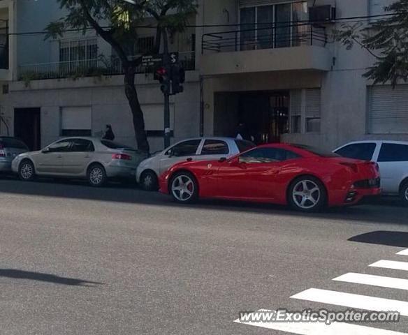 Ferrari California spotted in Buenos Aires, Argentina