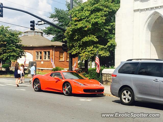 Ferrari 458 Italia spotted in Marietta, Georgia