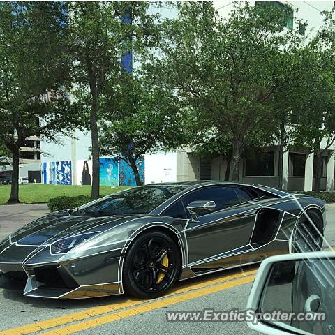 Lamborghini Aventador spotted in Fort Lauderdale, Florida