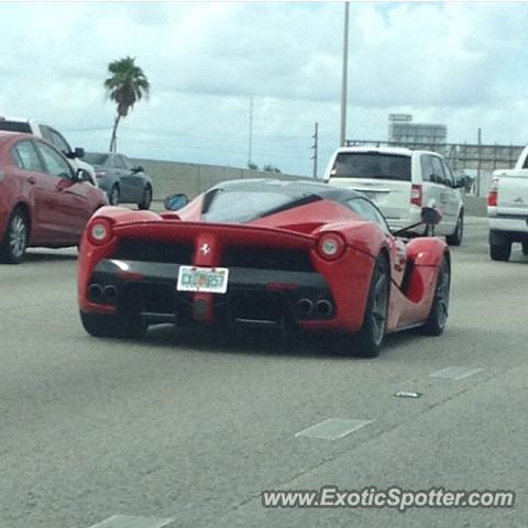 Ferrari LaFerrari spotted in Fort Lauderdale, Florida