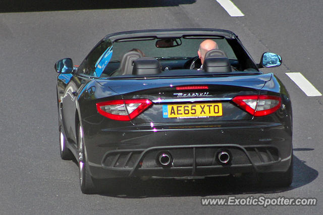 Maserati GranCabrio spotted in Cambridge, United Kingdom