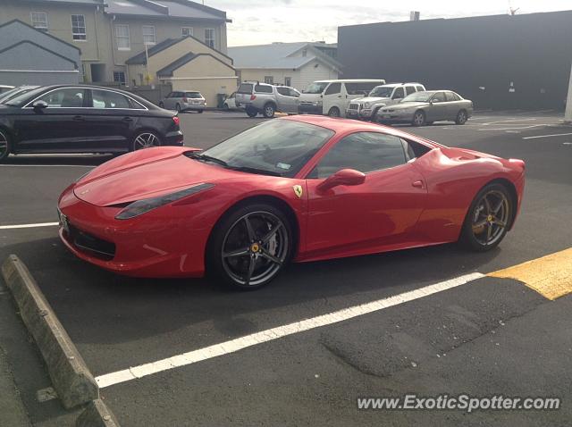 Ferrari 458 Italia spotted in Auckland, New Zealand