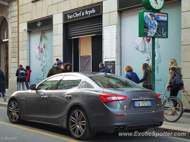 Maserati Ghibli spotted in Milano, Italy