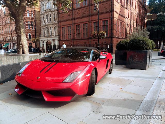 Lamborghini Gallardo spotted in London, United Kingdom