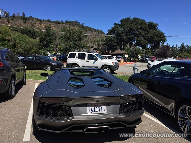 Lamborghini Aventador spotted in Carmel, California