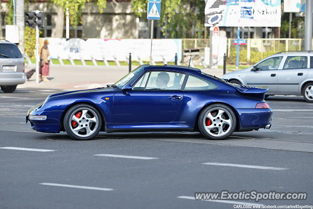 Porsche 911 Turbo spotted in Warsaw, Poland