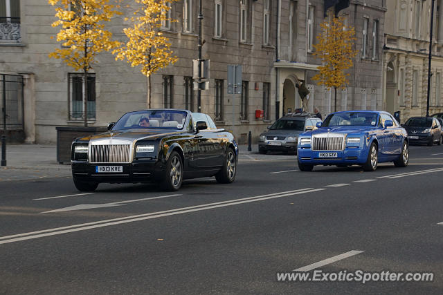 Rolls-Royce Phantom spotted in Warsaw, Poland