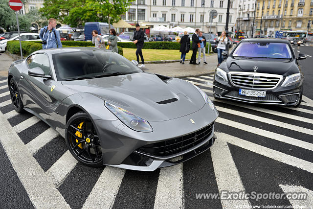 Ferrari F12 spotted in Warsaw, Poland