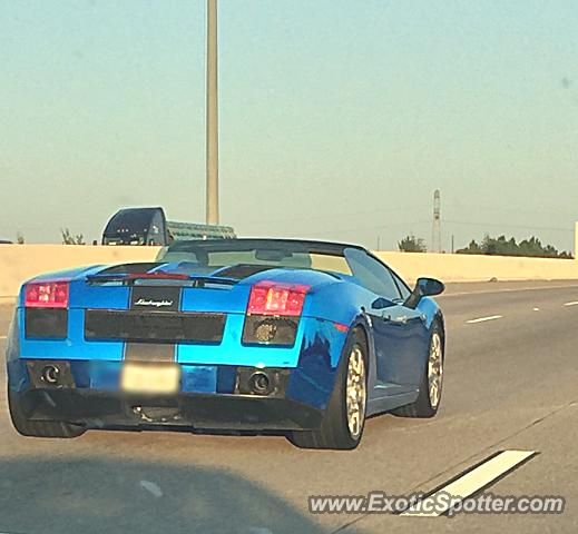 Lamborghini Gallardo spotted in Houston, Texas