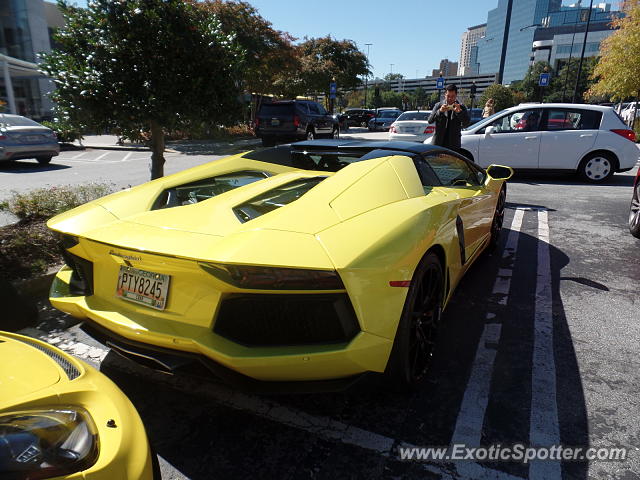 Lamborghini Aventador spotted in Atlanta, Georgia