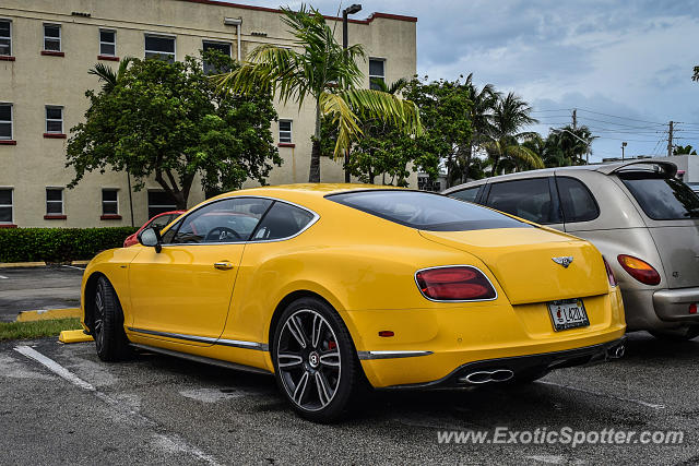 Bentley Continental spotted in Miami Beach, Florida