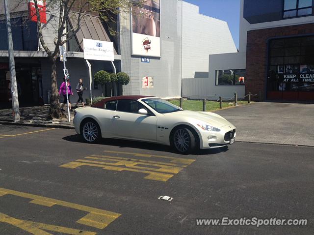 Maserati GranCabrio spotted in Auckland, New Zealand