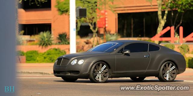 Bentley Continental spotted in Phoenix, Arizona