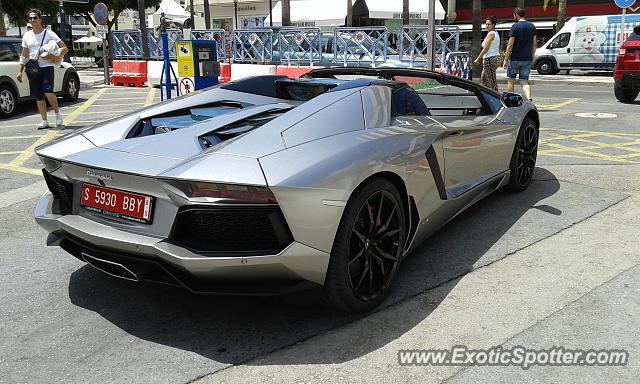 Lamborghini Aventador spotted in Marbella, Spain