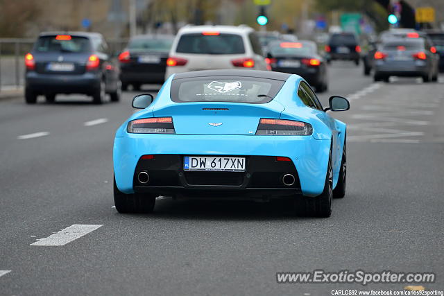 Aston Martin Vantage spotted in Warsaw, Poland