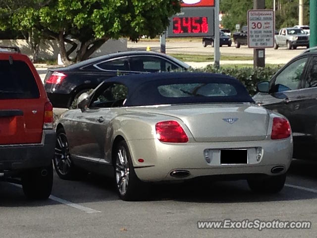 Bentley Continental spotted in Stuart, Florida