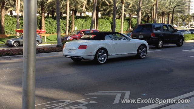 Bentley Continental spotted in Bal Harbour, Florida