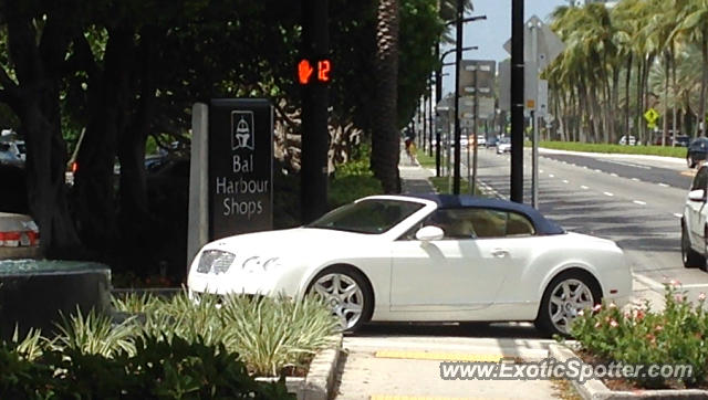 Bentley Continental spotted in Bal Harbour, Florida