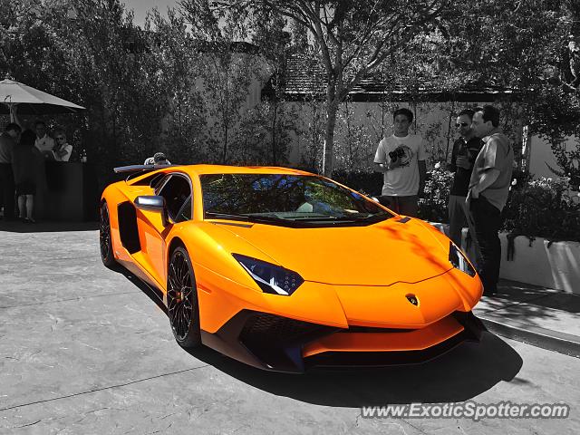 Lamborghini Aventador spotted in Carmel, California