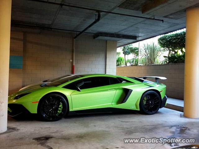 Lamborghini Aventador spotted in Monterey, California