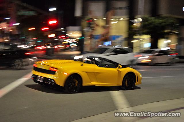 Lamborghini Gallardo spotted in Beverly Hills, California