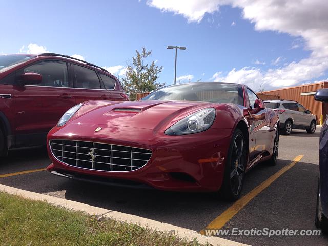 Ferrari California spotted in Okotoks, Canada