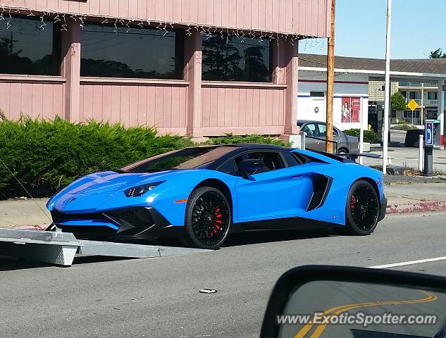 Lamborghini Aventador spotted in Carmel, California