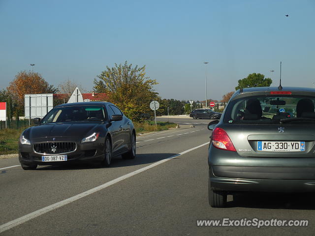 Maserati Quattroporte spotted in Le Pontet, France