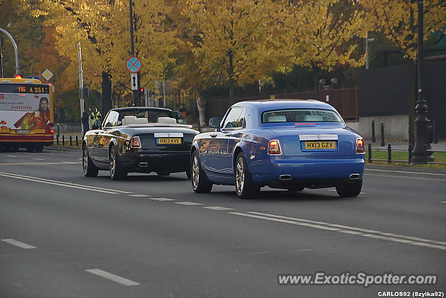 Rolls-Royce Phantom spotted in Warsaw, Poland