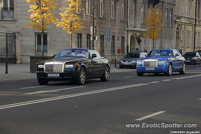 Rolls-Royce Phantom spotted in Warsaw, Poland