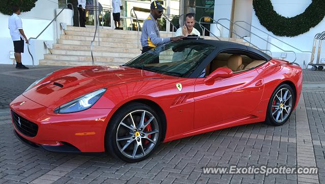 Ferrari California spotted in Hollywood, Florida