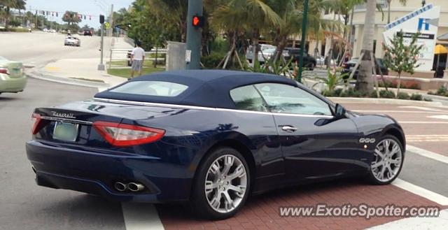 Maserati GranCabrio spotted in Jupiter, Florida