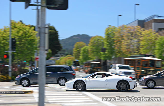 Ferrari 458 Italia spotted in Monterey, California