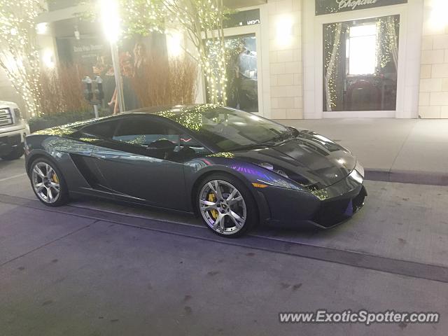 Lamborghini Gallardo spotted in Houston, Texas