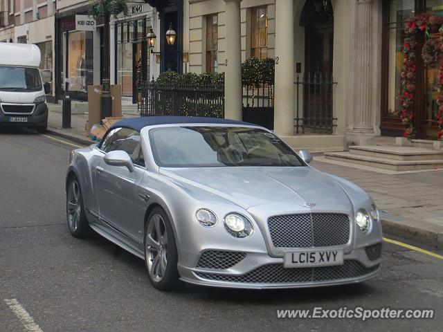 Bentley Continental spotted in London, United Kingdom