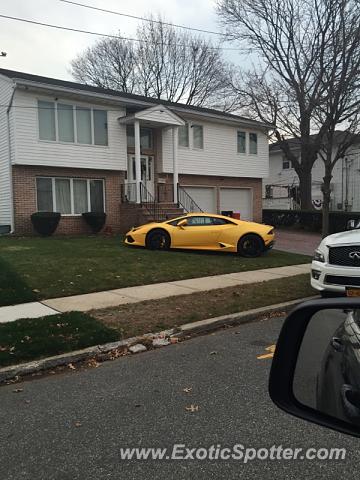 Lamborghini Huracan spotted in Mineola, New York