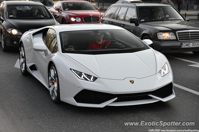 Lamborghini Huracan spotted in Warsaw, Poland