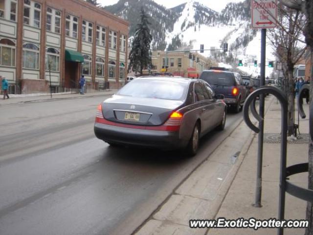 Mercedes Maybach spotted in Aspen, Colorado