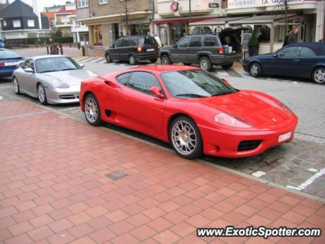 Ferrari 360 Modena spotted in Knokke, Belgium