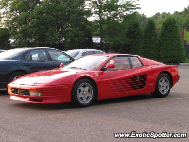 Ferrari Testarossa spotted in Niles, Ohio